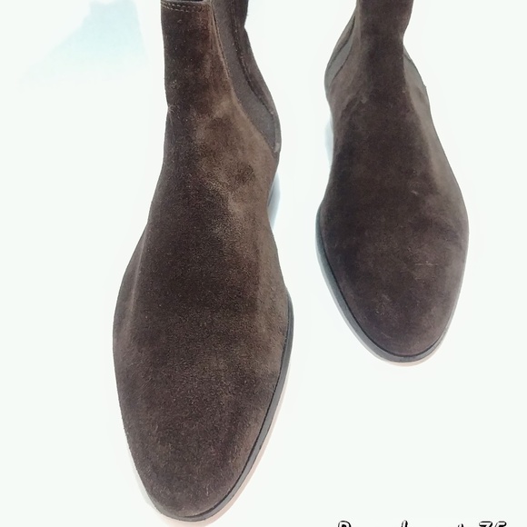 The Kooples - Men Brown Suede Chelsea Boots - SOLD - Picture 2 of 8